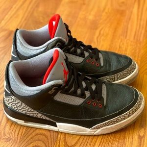 2018 JORDAN 3 BLACK CEMENT , No Box